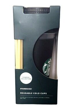 Starbucks Set Of 5 24 oz Reusable Cold Cups University of Colorado Buffaloes